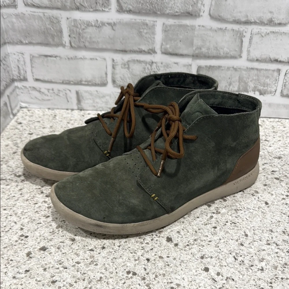 Merrell Men's Olive Suede Chukka Boots